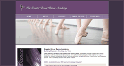 Desktop Screenshot of greaterdoverdanceacademy.com