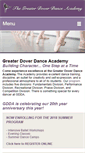 Mobile Screenshot of greaterdoverdanceacademy.com